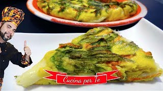 Frittata ai fiori di Zucca  Ricette Veloci [upl. by Malas]