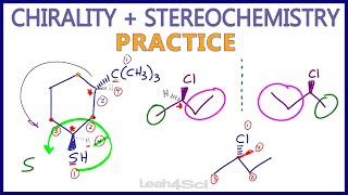 Chirality and Stereochemistry Practice Problems [upl. by Steady964]