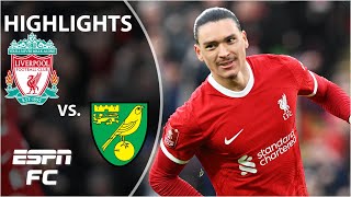 🔴 CRUISE CONTROL 🔴 Liverpool vs Norwich City  FA Cup Highlights  ESPN FC [upl. by Platas]