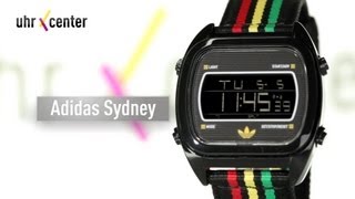 Adidas ADH2809 Sydney HerrenDigitaluhr Rasta [upl. by Ludwigg]