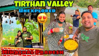 Tirthan valley🏔️ offbeat destination of Kullu🥰 Riverside🏞️ Cottages🏡 Himachal pradesh vlogs📷 [upl. by Johnathan817]