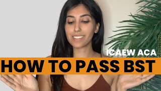 HOW TO PASS BST  ICAEW ACA BUSINESS STRATEGY AND TECHNOLOGY EXAM  PROFESSIONAL LEVEL [upl. by Rramaj908]