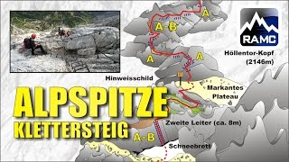 AlpspitzFerrata  Deutschlands beliebtester AnfängerKlettersteig K2B [upl. by Ledah]