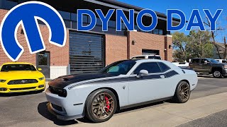 800HP Dodge Hellcat Challenger Redeye DYNO DAY [upl. by Gerbold]