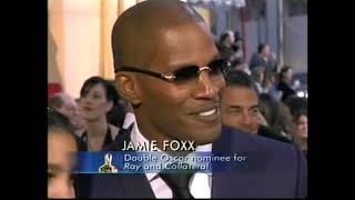 Jamie Foxx interview at Oscars  2005 [upl. by Yanaton]