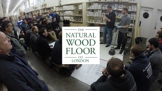 Osmo Training of Dark Oil Stains at The Natural Wood Floor Company [upl. by Dey]