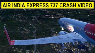 Air India Express flight 1344 crash video  P3D [upl. by Race]