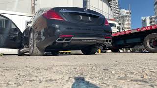 MERCEDES BENZ W222 S63 AMG CUSTOM EXHAUST [upl. by Lawtun]