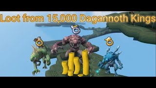 Loot from 15000 Dagannoth Kings Kills  Insane GP Per Hour amp Low Effort RS3 [upl. by Deidre]