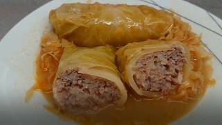 Sarma Recipe  Cabbage Rolls With Sauerkraut  Croatian Cooking [upl. by Mellar]