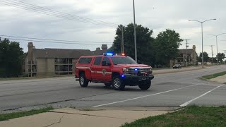 Olathe KS FD Battalion Chief 52 Responding 72018 1442hrs [upl. by Bolling]