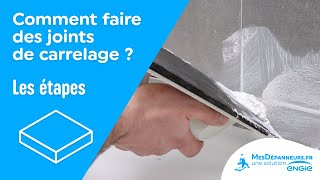 Comment faire des joints de carrelage  Les étapes  MesDépanneursfr [upl. by Skinner]