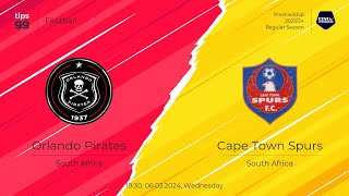 Watch Orlando Pirates Vs Cape Town Spurs Match Live stream [upl. by Sheldon]