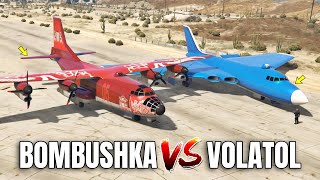 GTA 5 ONLINE  BOMBUSHKA VS VOLATOL WHICH IS BEST BOMBER PLANE [upl. by Ahsietal]