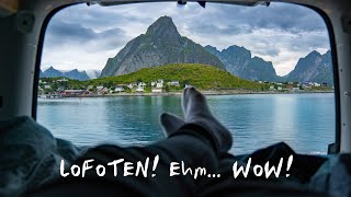 The most beautiful place in Norway Traveling LOFOTEN With A Van Drone and 4K Camera [upl. by Ardnikal486]