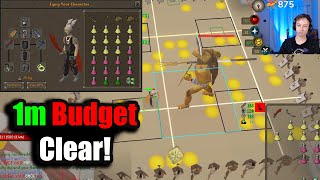 Colosseum 1m Budget Clear  OSRS [upl. by Thurmond]