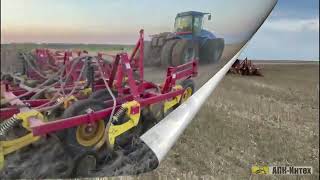 Сеялка Bourgault 8810 c анкерными сошниками АПКИнтех [upl. by Costa]