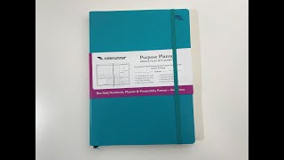 Roterunner Purpose Planner Review Vertical Hourly Planner with Unique Weekly Spread [upl. by Jennings]