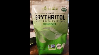 Durelite Organic Erythritol Plant Based Granulated Sweetener Review [upl. by Eicyac677]