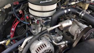 1999 Chevy Silverado Vortec 350 Converted to Holley Carburetor  262 Cam HEI Distributor Headers [upl. by Barker]