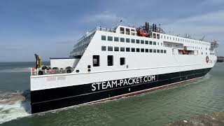 MV Manxman Enters Heysham Port 2524 [upl. by Aled]