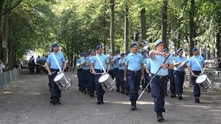 Orkest Kon Marechaussee  Oefening Prinsjesdag Bereden Brigade Kon Marechaussee  2024 [upl. by Ponce834]