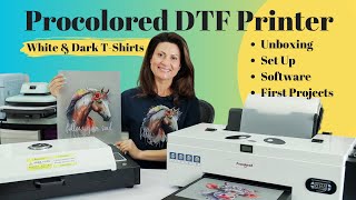 Procolored DTF Printer Unboxing Setup Review amp Tutorial on How to Customize TShirts [upl. by Inajna]