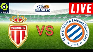 Monaco vs Montpellier Live Score l Ligue 1 France 2024 l [upl. by Heck]