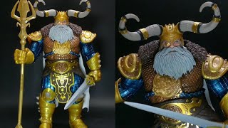 New Marvel Legends Odin action figure in hand images by sb Toyz [upl. by Ninahs]