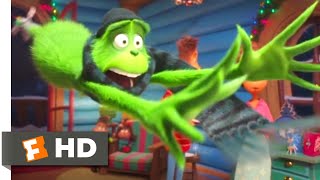 The Grinch 2018  Grinch and the Guard Dog Scene 510  Movieclips [upl. by Ammon]