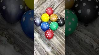 Polka Dot Water Balloons Popping ASMR Reverse video asmr satisfying [upl. by Euqinemod]