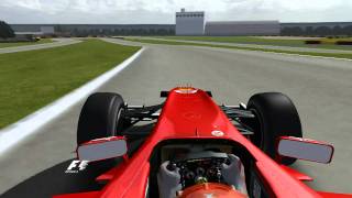 Fiorano Maranello rFactor F1 Onboard Lap RFT [upl. by Iveson]