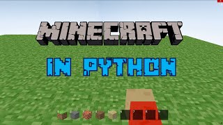 Minecraft Game Built with Python Ursina Engine 🎮🐍 [upl. by Ecitnirp]