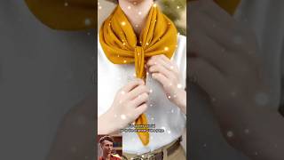 how to wear a scarf scarfstyle scarfstyling scarves scarffashion [upl. by Jorin]