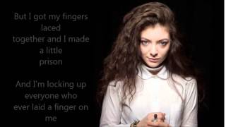 Lorde  Flicker Kanye West Rework Lyrics [upl. by Madelaine]