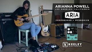 Keeley Electronics Aria Compressor  Overdrive with Arianna Powell [upl. by Allsun]