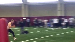 Alabama WR Gehrig Dieter runs 40yarddash [upl. by Cooperstein412]