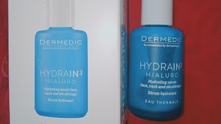 Dermedic Hydrain 3 Hydrating Serum Honest Review [upl. by Claudetta757]