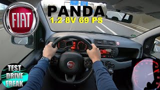 2020 Fiat Panda 12 8V 69 PS TOP SPEED AUTOBAHN DRIVE POV [upl. by Mitzi]