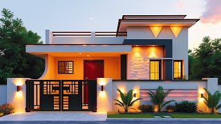 Modern Small House Design  Stunning Interior amp Exterior Tour [upl. by Foley]