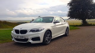 INSIDE BMW M240i LCi Drive amp Review  2018 Joe Achilles [upl. by Leseil]