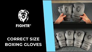 FIGHTR® What oz gloves should I use How to Pick Boxing Glove Weight [upl. by Long]