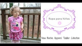 Linea de Ropa de Barbie para Niñas Creada por Mattel SORTEO [upl. by Derry]