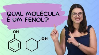 QUÍMICA  Qual molécula é um fenol [upl. by Atiuqrehs]