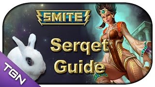 Smite  How to play Serqet  Guide  Tutorial deutschgerman [upl. by Ilene]