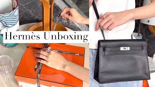 Hermès Kelly Danse Unboxing  Hermès Unboxing 2022 [upl. by Hgeilhsa]