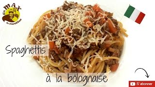 Spaghettis bolognaise recette italienne  plat facile et rapide [upl. by Sehcaep]