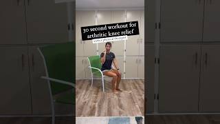 30 second workout for arthritic knee pain relief kneepainrelief [upl. by Leander150]