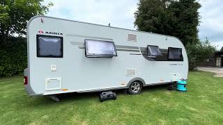 2018 Adria Adora Seine 612DL 4 Berth Full Service Touring Caravan  Best Car 4 You LTD [upl. by Eelymmij]