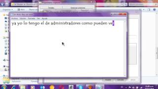 COMO TENER PERMISOS DE ADMINISTRADOR Win7 [upl. by Shanta]